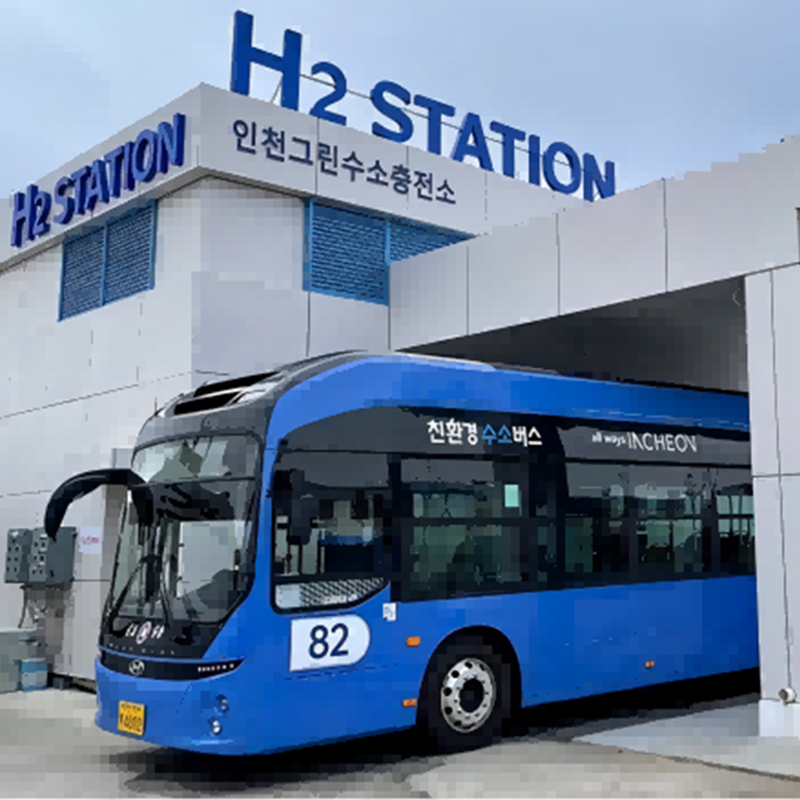 Jihokorejská vláda představila svůj první vodíkový autobus v rámci plánu čisté energie
