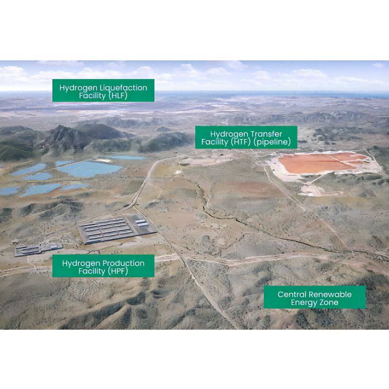 Australská vláda investuje 437 milionů dolarů do vybudování energetického centra zeleného vodíku o výkonu 2,5 GW